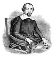 théophraste Renaudot, ancien gravure. photo