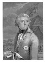 portrait de willem George Frédérique, ancien illustration. photo