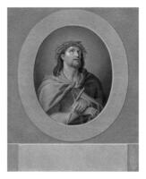 Christ menotté et avec couronne de les épines photo