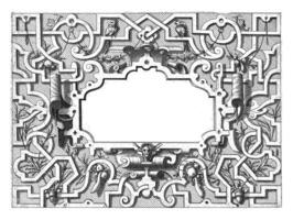 cartouche entouré par moresques., Johannes ou lucas van doechum photo