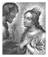 couronné Marie et Christ photo