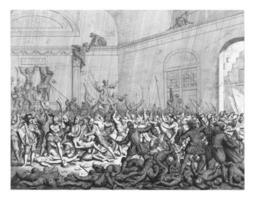 meurtre dans une église dans à l'approche, 1572 photo