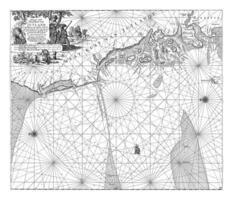 passeport carte de le Ouest côte de Jutland, Jan Luyken photo