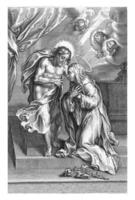 Christ et Saint Catherine de Sienne photo