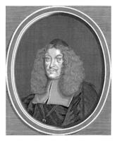 portrait de Jan hartwig van nostitz, cornélis Meyssens, après adrien van fleurs, 1670 - 1674 photo