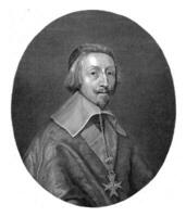 portrait de le cardinal de richelieu, Johann Guillaume kaiser photo