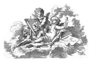 sculpture, Georges léopold Hertel, après François boucher, 1750 - 1778 photo