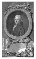 portret van Johann Jacob von Bien, Johann Georges Mannsfeld photo