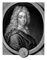 portrait de godfried Thomas, Pierre schenk je, 1670 - 1713 photo