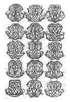 quinze lettre monogrammes abc-abr, daniel de lafeuille, c. 1690 - c. 1691 photo