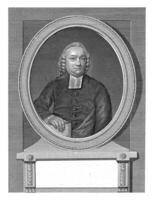 portrait de le prédicateur Benjamin frieswijk, Mathias de Sallieth, après Schmidt graveur, 1788 photo