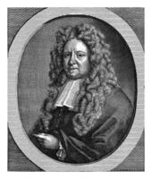 portrait de Didéricus Liebergen, Jacob houbraken, après palissade, 1708 - 1780 photo