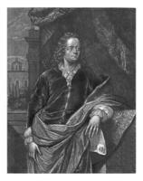 portrait de ludolph un peu, Pierre schenk je, 1670 - 1713 photo