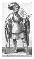 portrait de poignard vii, compter de Hollande, adrien matham, 1620 photo