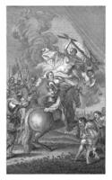 Roi Henri iv de France et navarre marcher à Paris, François morillon la grotte, après Nicolas les vleughels, 1706 - 1768 photo