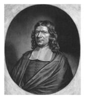 portrait de le prédicateur Johannes frapper, Jacob gole, 1670 - 1724 photo