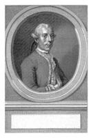 portrait de Joannes nomsz, Jacob houbraken, après Jacobus versteegen, 1777 - 1779 photo