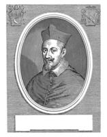 portrait de cardinal giacomo Corradi, Giuseppe maria testane, 1658 - 1679 photo