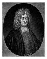 portrait de le théologien Benjamin ursinus, Pierre schenk je, 1705 photo