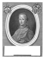 portrait de cardinal Francesco Borghèse, gasparo masse, après Antonio David, 1729 - 1731 photo