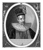 portrait de sigismond iii, croustillant van de passe je, 1598 photo