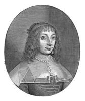 portrait de Johanna de la grotte, croustillant van tanière fille née, 1638 photo