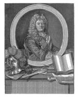 portret van Sébastien le prêter de Vauban, Georges Paul busch, après hyacinthe Rigaud, 1707 - 1756 photo