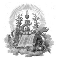 Titre page pour heures dévoué à le le plus élevé intérêts de la vie pour Jeune les chrétiens, 1825 photo