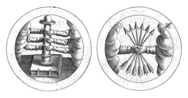 feuille avec le médaille de le élection de maurice photo