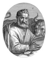 évangéliste Luc, croustillant van de passe je, après Gortzius Geldorp, 1574 - 1637 photo