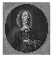 portrait de Johan de esprit, cornélis un. les Hellénistes, après Jan de Baen, 1660 - 1700 photo