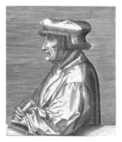 portrait de Johannes employé, philips galle attribué à atelier de, 1587 - 1606 photo