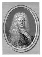 portrait de Johann gottlieb Heineccius, Jacob van der Schley, après Christian muller peintre, 1725 - 1779 photo