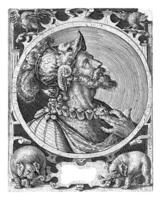 Hector de troy comme un de le neuf héros, croustillant van de passe je, 1574 - 1637 photo