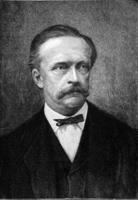 hermann Helmholtz, ancien gravure. photo