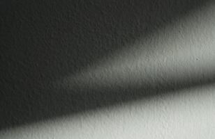 vert arrière-plan, rugueux surface texture béton mur avec lumière et fenêtre ombre, toile de fond ciment mur pièce avec lumière du soleil réflexion photo