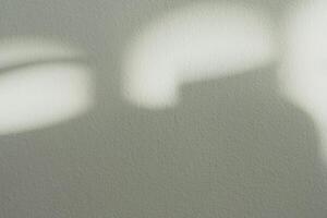 vert béton texture mur Contexte avec lumière, feuilles ombre, vide studio ciment pièce avec lumière du soleil réfléchir sur vert peinture, toile de fond pour printemps été produit conception présentation photo