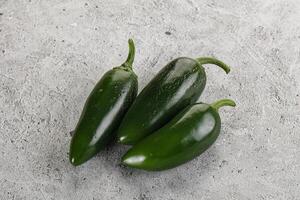 brut vert mexicain jalapeno poivre photo