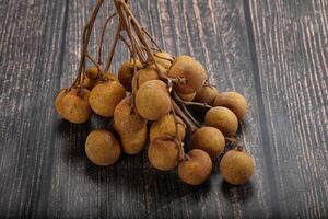 mûr sucré tropical longan fruit photo