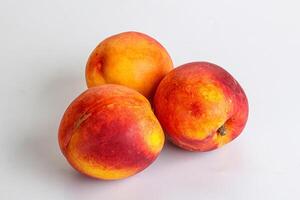 mûr sucré juteux Frais rouge nectarines photo