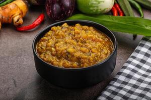 Indien cuisine dal tadka soupe photo