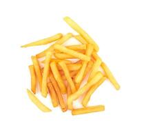 frites sur blanc photo