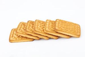 biscuits sur blanc photo