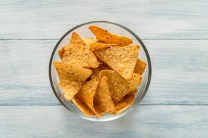 Nachos dans le verre bol photo