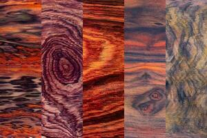 ensemble de Naturel réel bois de rose planches avec rainure les articulations avoir une verticale Contexte photo