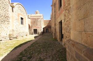 vieux Maisons et des rues dans saoudien Saoudite et magnifique les monuments dans saoudien Saoudite photo