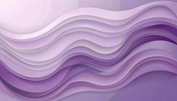 ai généré abstrait violet vague Contexte avec ondulé lignes photo