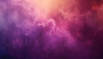 ai généré une violet et rose nuage Contexte photo