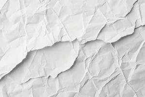 ai généré blanc recycler papier papier carton surface texture Contexte photo