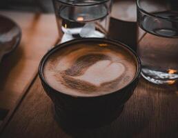 Frais cappuccino boisson photo